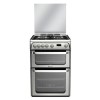 Hotpoint Ultima 60cm Double Oven Gas Cooker - Stainless Steel