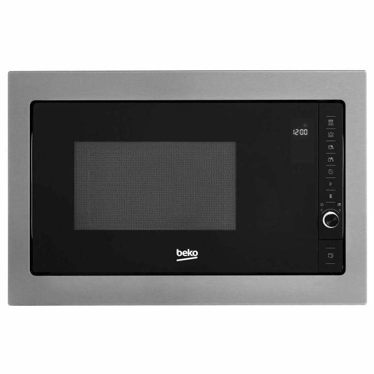 GRADE A2 - Beko MGB25332BG 25L 900W Built-in Microwave Oven & Grill - Stainelss Steel