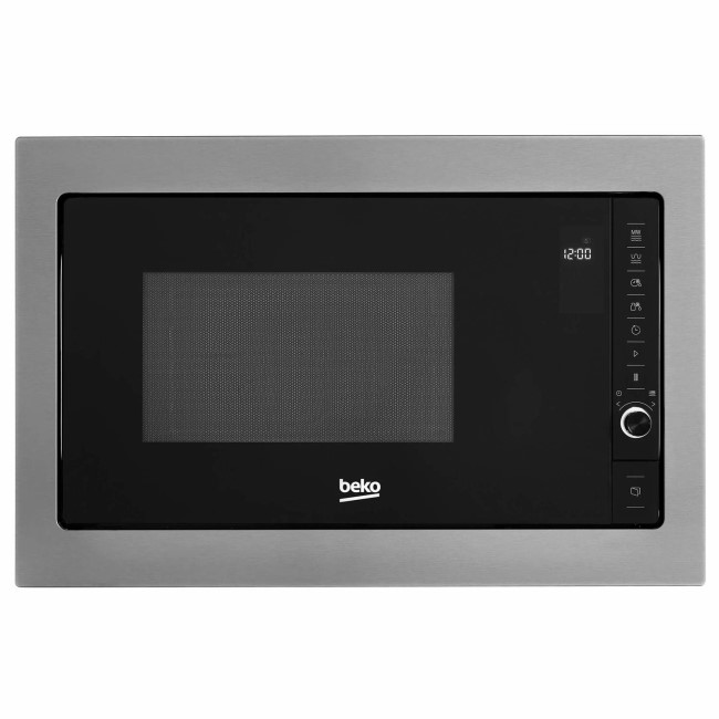 Beko MGB25332BG Built-In 900W Microwave with Grill - Stainless Steel