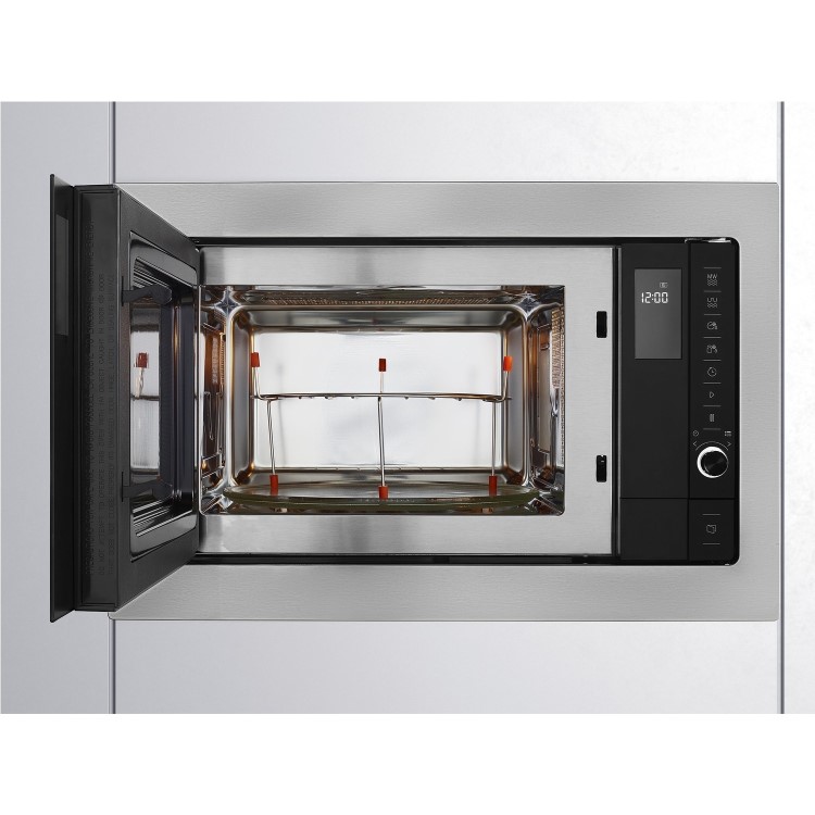 GRADE A2 - Beko MGB25332BG 25L 900W Built-in Microwave Oven & Grill - Stainelss Steel