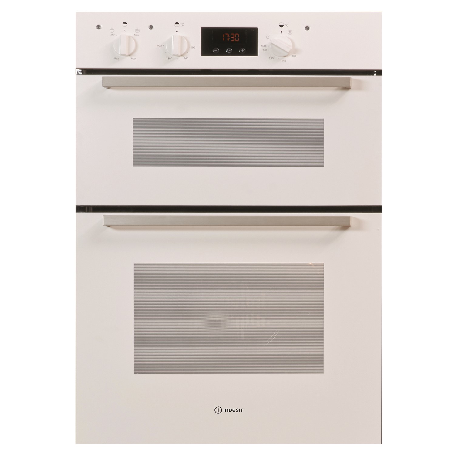 Indesit Aria Electric Built In Double Oven - White