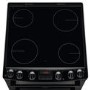 Zanussi 60cm Double Oven Electric Cooker with Catalytic Liners - Black