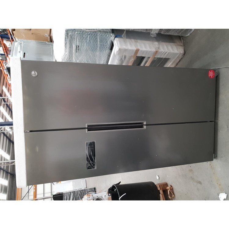Refurbished Hoover 521 Litre American Fridge Freezer - Stainless steel