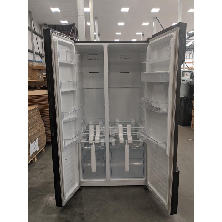 Refurbished Fridgemaster MS91515BFF Freestanding 514 Litre 70/30 Frost Free American Fridge Freezer