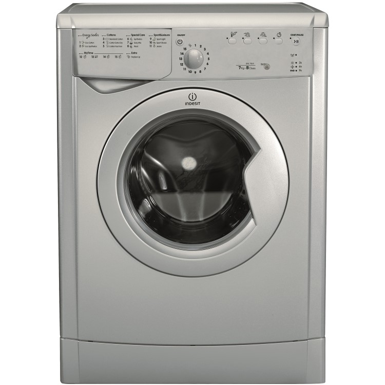 Indesit IDVL75BRS 7kg Freestanding Vented Tumble Dryer Silver