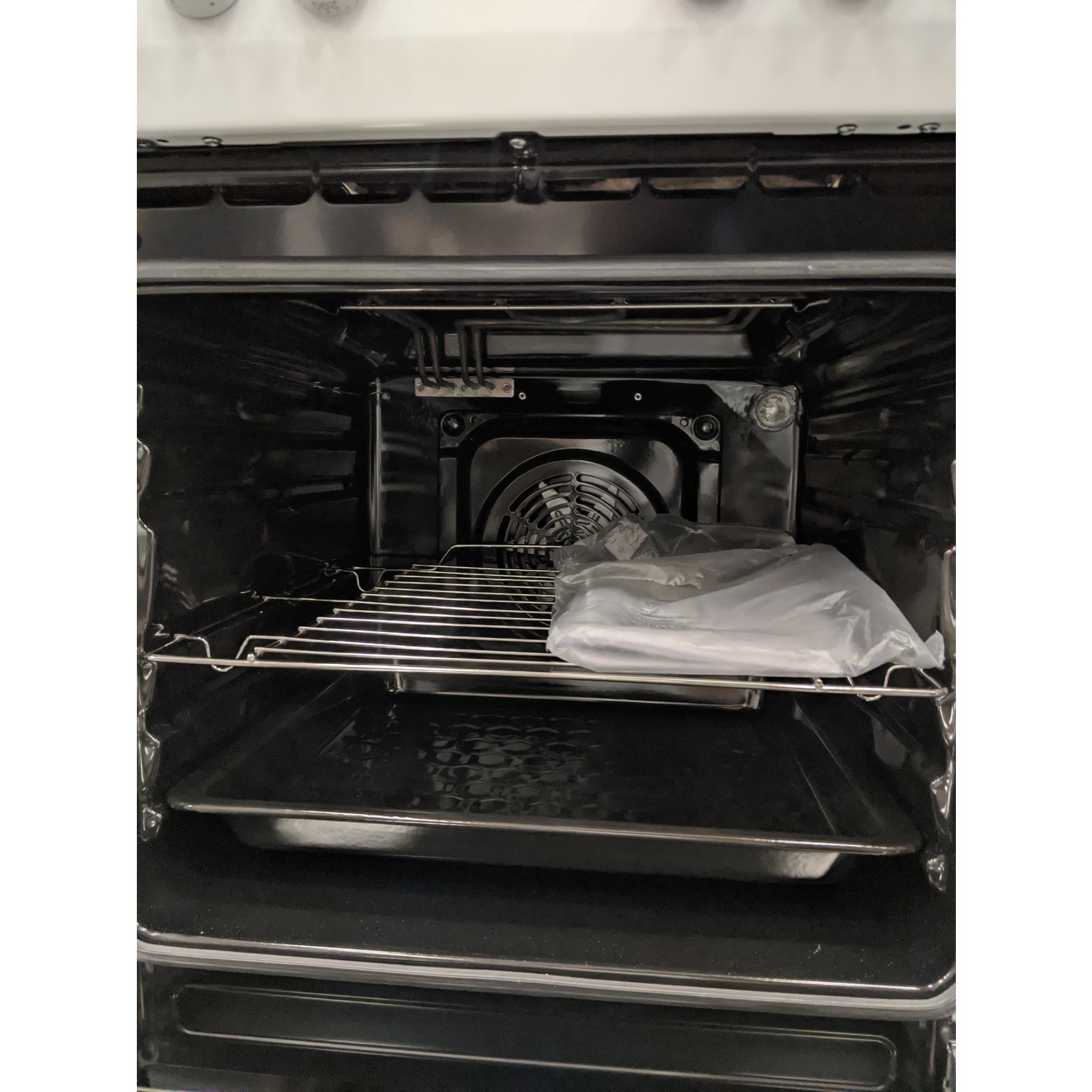 Refurbished Amica AFC1530WH 50cm Four Zone Ceramic Hob Electric Cooker