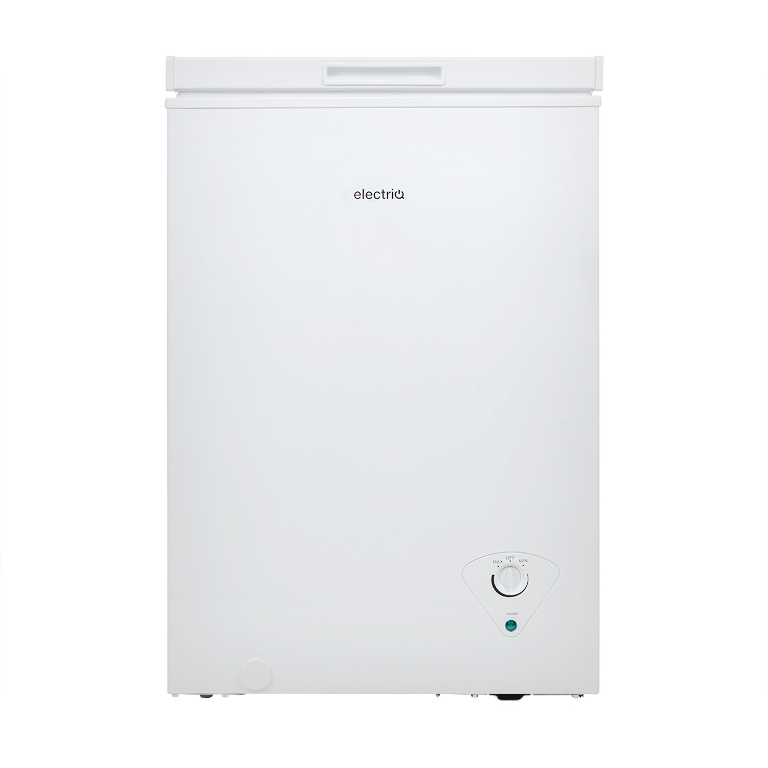 electriQ 99 Litre Chest Freezer 52cm Deep 60cm Wide White EQCHESTSB99 Appliances Direct