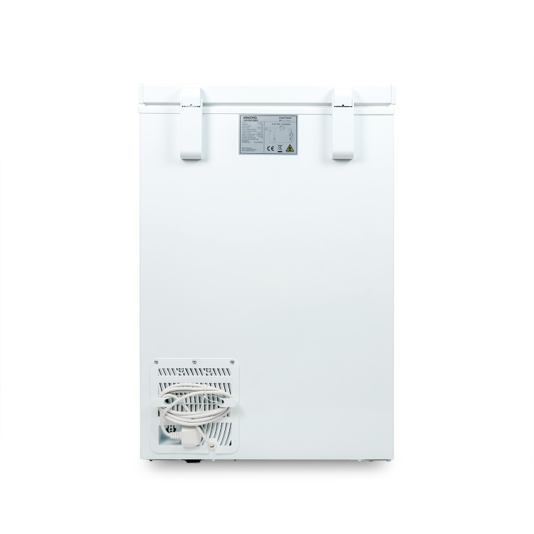 GRADE A3 - electriQ EQCHESTSB99 99 Litre Chest Freezer 52cm Deep Frost Free 60cm Wide - White