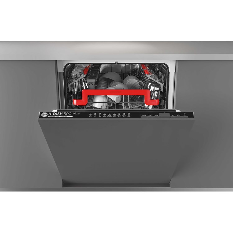 Refurbished Hoover HRIN 4D620PB 16 Place Integrated Dishwasher White