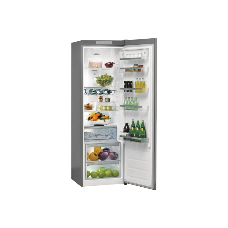 Whirlpool SW8AM2CXARL 363 Litre Freestanding  Larder Fridge 188cm Tall  60cm Wide - Stainless Steel