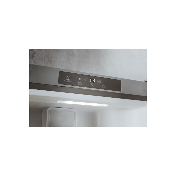 Whirlpool SW8AM2CXARL 363 Litre Freestanding  Larder Fridge 188cm Tall  60cm Wide - Stainless Steel