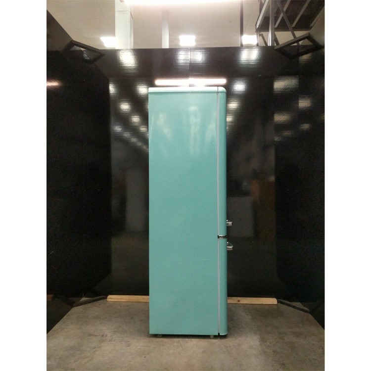 Refurbished electriQ eq6040retroblue Freestanding 244 Litre 60/40 Fridge Freezer Blue