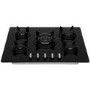 Refurbished Rangemaster RMB70HPNGFGL 73cm 5 Burner Gas Hob Black Glass