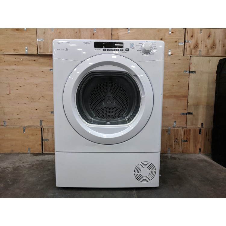 Refurbished Candy GVS C8DG-80 Smart Freestanding Condenser 8KG Tumble Dryer White