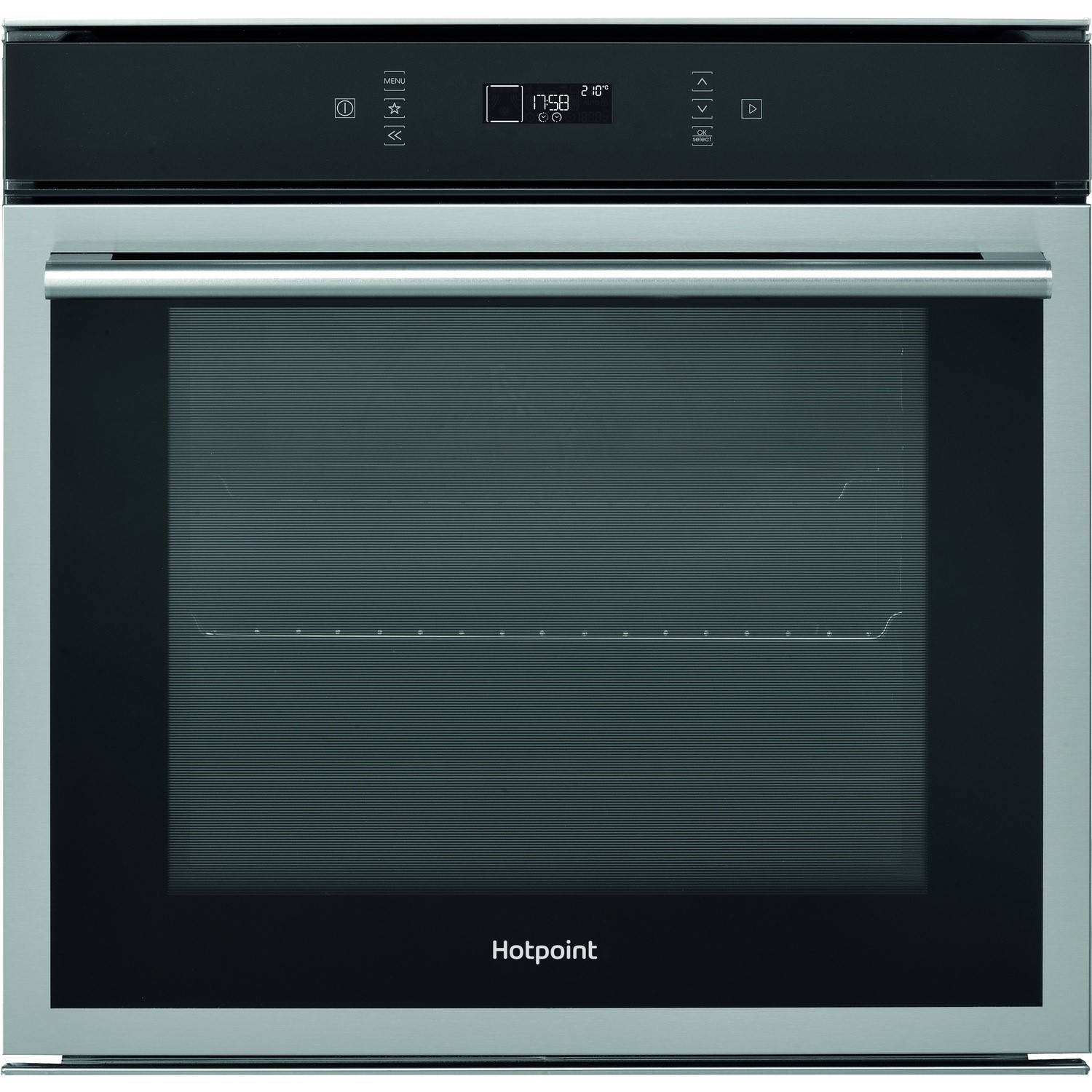 Refurbished Hotpoint SI6874SHIX Single Built In Electric Oven Stainless Steel