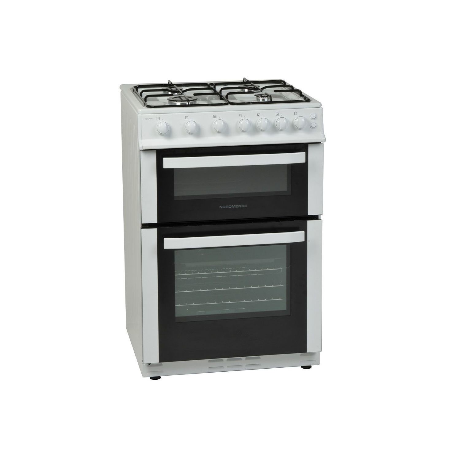 NordMende 60cm Double Cavity LPG Cooker - White