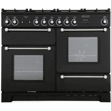 Refurbished Rangemaster KCH110DFFBLC 110cm Dual Fuel Range Cooker