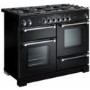 Rangemaster Kitchener 110cm Dual Fuel Range Cooker - Black