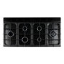 Rangemaster Kitchener 110cm Dual Fuel Range Cooker - Black