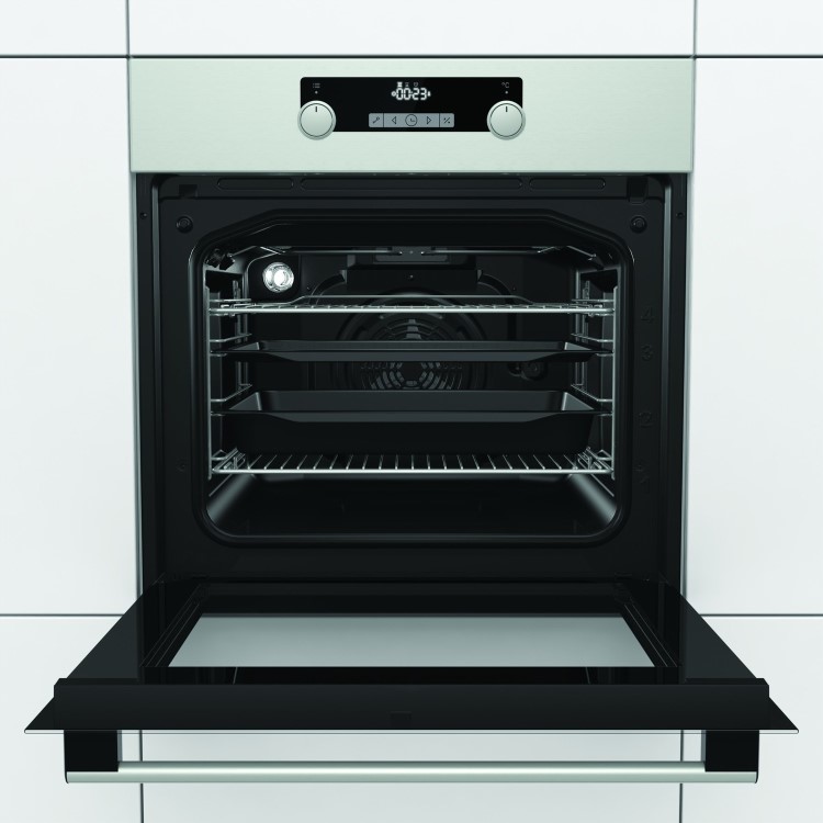Hisense Electric Single Oven with Steam Function and Steam Cleaning - Stainless Steel
