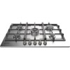 GRADE A2 - Indesit THP751PIXI Five Burner 75cm Gas Hob Stainless Steel