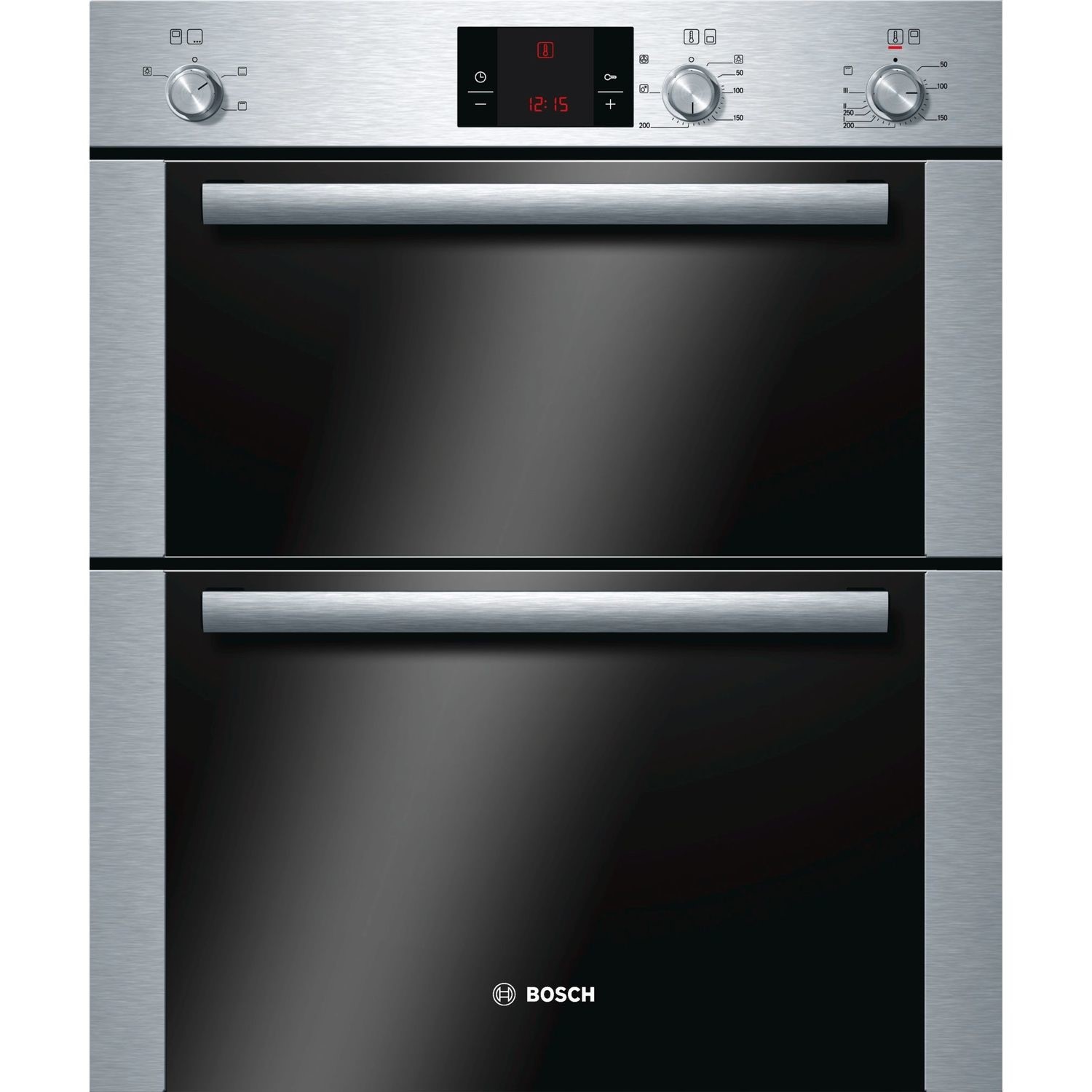 Refurbished Bosch HBN13B251B Classixx Electric Built-under Double Hot Air Oven Stainless Steel