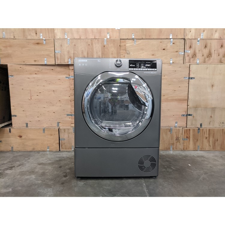 Refurbished Hoover DXOC9TCER Smart Freestanding Condenser 9KG Tumble Dryer Graphite