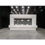 GRADE A3 - White Freestanding Alexa Electric Fireplace with LED Lights- Amberglo