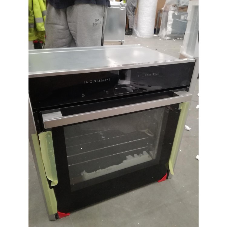 Refurbished Neff B47CR32N0B 60cm Single Built In Electric Oven Stainless Steel