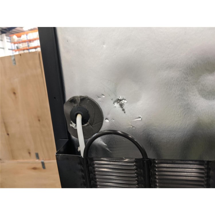 Refurbished Indesit 235 Litre 50/50 Freestanding Fridge Freezer - Black