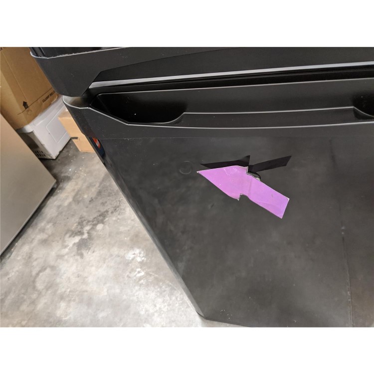 Refurbished Indesit 235 Litre 50/50 Freestanding Fridge Freezer - Black