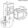 Refurbished AEG SteamBake BPS552020M Pyrolytic Multifunction 60cm Single Built In Electric Oven With Food Probe Stainless Steel