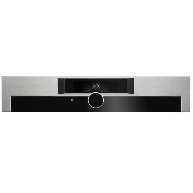 Refurbished AEG BPE842720M 60cm Single Built In Electric Stainless Steel