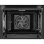 Refurbished AEG BPE842720M 60cm Single Built In Electric Stainless Steel