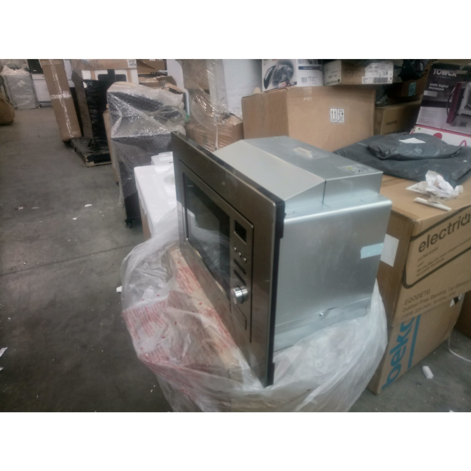 Refurbished electriQ 20L builtin digital Microwave with Grill in