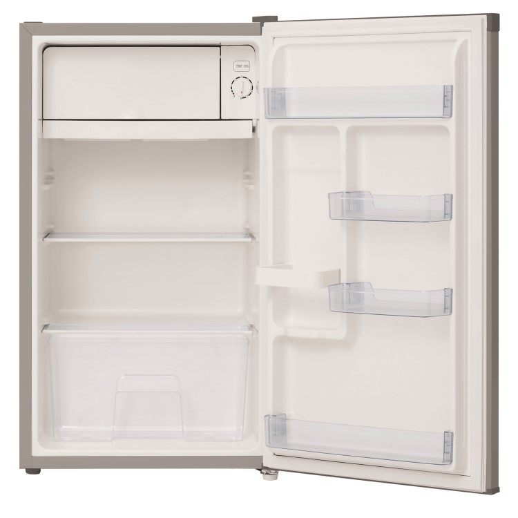 Fridgemaster MUR4892S 48cm Wide Freestanding Under Counter Fridge With Ice Box - Silver