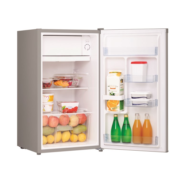 Fridgemaster MUR4892S 48cm Wide Freestanding Under Counter Fridge With Ice Box - Silver