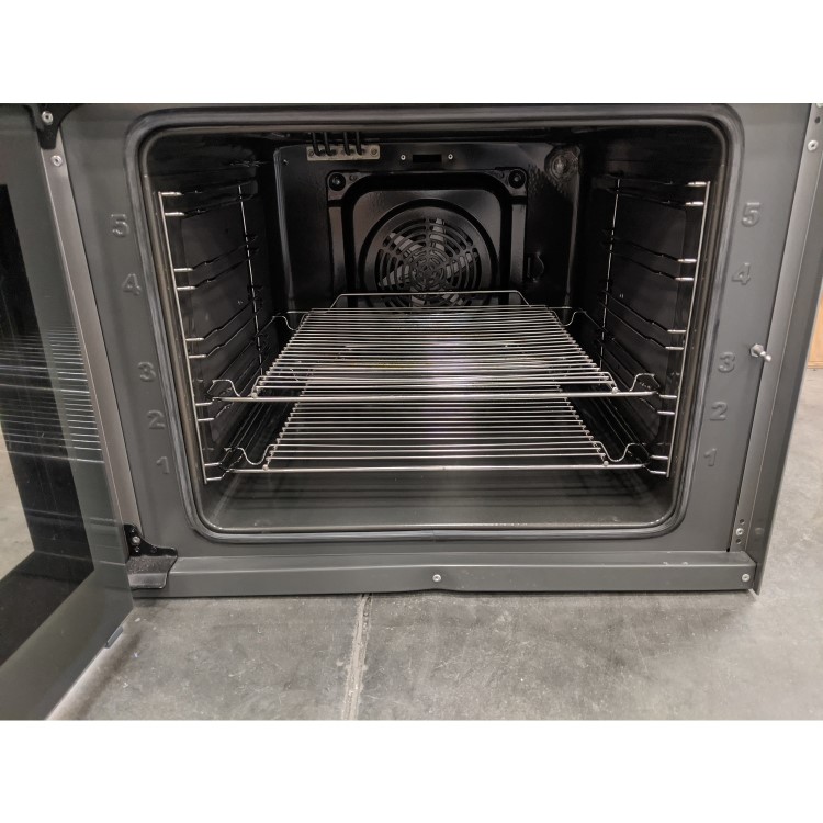 Refurbished Amica AFN6550SS 60cm Double Oven Electric Cooker with Induction Hob - Stainless Steel