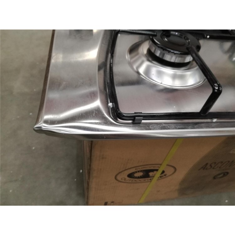 Refurbished Hotpoint PCN752UIXH 73cm 5 Burner Gas Hob Stainless Steel