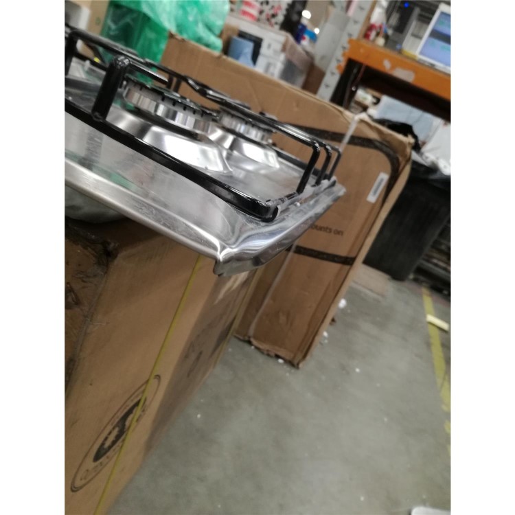 Refurbished Hotpoint PCN752UIXH 73cm 5 Burner Gas Hob Stainless Steel