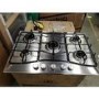 Refurbished Hotpoint PCN752UIXH 73cm 5 Burner Gas Hob Stainless Steel