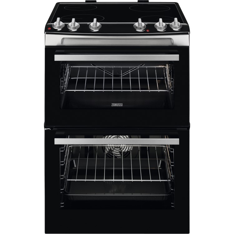 Zanussi 60cm Electric Cooker - Stainless Steel