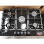 Refurbished Neff T27DS59S0 N70 75cm Five Burner Gas Hob Black With Cast Iron Pan Stands