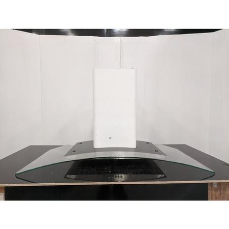 Refurbished CDA ECP102SS 100cm Curved Glass Chimney Cooker Hood Stainless Steel