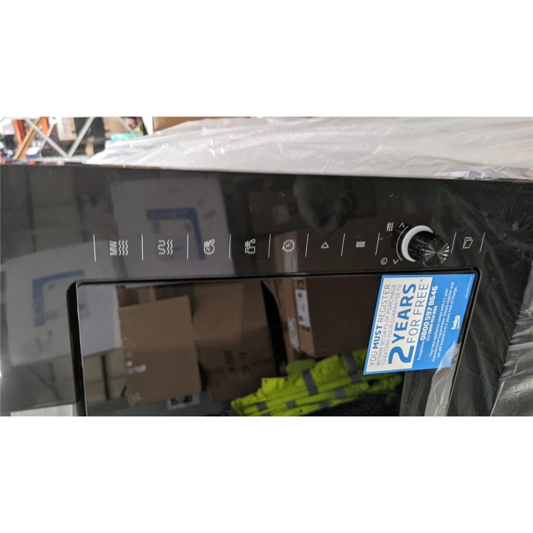 Refurbished Beko MGB25333BG Built In 25L 900W Microwave with Grill Black