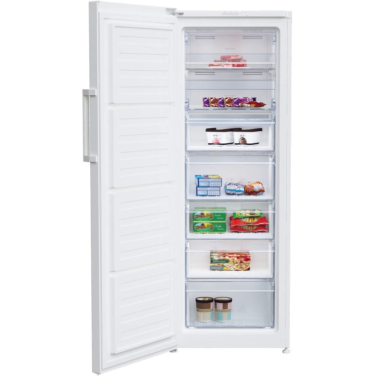 GRADE A2 - Beko FFP1671W 250 Litre Freestanding Upright Freezer 172cm Tall A+ Energy Rating 60cm Wide - White