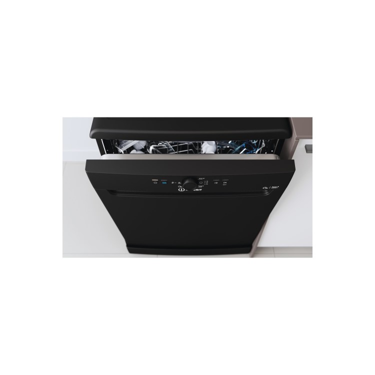 Indesit 13 Place Settings Freestanding Dishwasher - Black