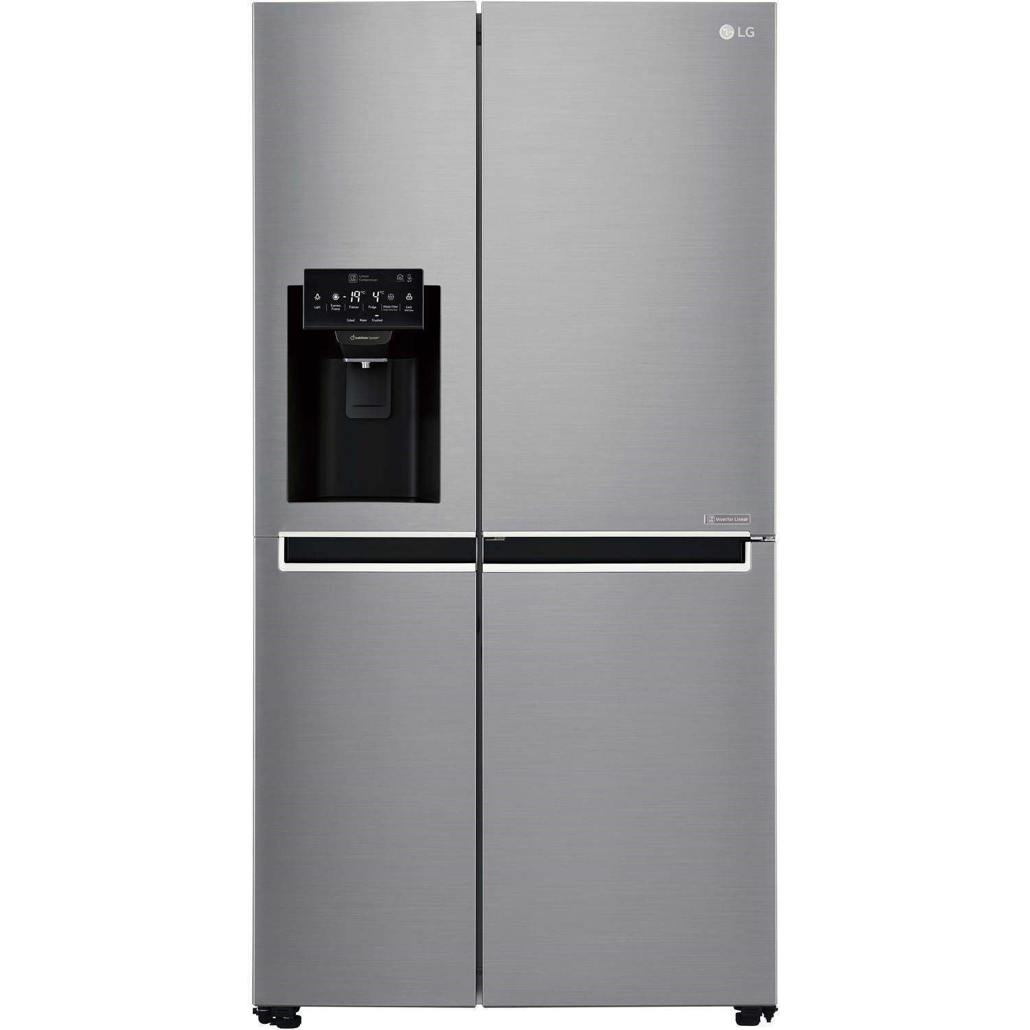 Refurbished LG GSL760PZXV 601 Litre American Fridge Freezer - Stainless steel