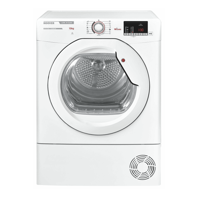 Refurbished Hoover HLX C10D Smart Freestanding Condenser 10KG Tumble Dryer White