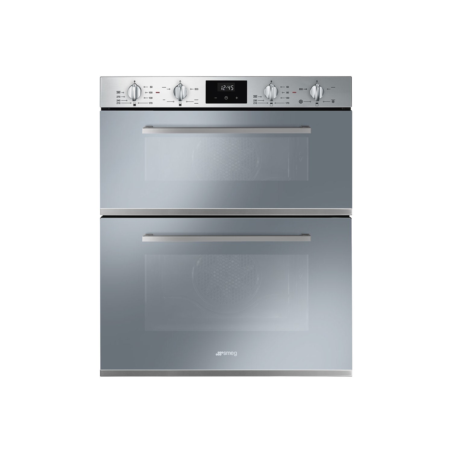 Refurbished Smeg Cucina DUSF400S Double Built Under Electric Oven Silver